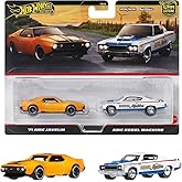 1:64 Hot Wheels Premium Car Culture 2'li Paket 71 AMC JAVELIN & AMC REBEL MACHINE HBL96 - JBL06