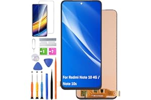 HLYGZX Ersatz Display für Xiaomi Redmi Note 10s LCD-Bildschirm TFT, für Redmi Note 10 4G Bildschirm LCD Display Touch Digitizer Assembly Reparaturteile Kit