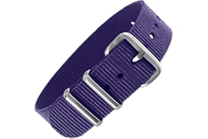 Pacific Time Uhrenarmband Nylon 16 mm bunt atmungsaktiv waschbar Kinder Sport Wechselarmband