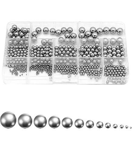 Billes D'acier 8mm, 9mm, 10mm - Lot De 200 à 600 Pièces, Haute Dureté, Anti-rouille, Pour Bricolage, Modélisme, Roulements