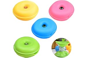 HYXODJY 4 Piezas Enrollador de Cable de Auriculares Organizador Cables Escritorio para Cable USB Cable De Auriculares Cable De Datos Adecuado Varios Tipos de Cables para el Hogar y la Oficina Anti Enredo