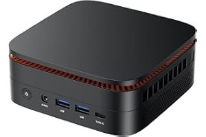 ‎NIPOGI NiPoGi Pinova P1 Mini PC AMD Ryzen 4300U W-11 Pro(4C/4T, bis zu 3,7 GHz) 8GB DDR4 RAM+256GB SSD, 4K@60Hz Triple Display HDMI 2.0+Type-C+DP 1.4, Wi-Fi 5/BT 4.2, LAN, Desktop-PC für Büro/Bildung