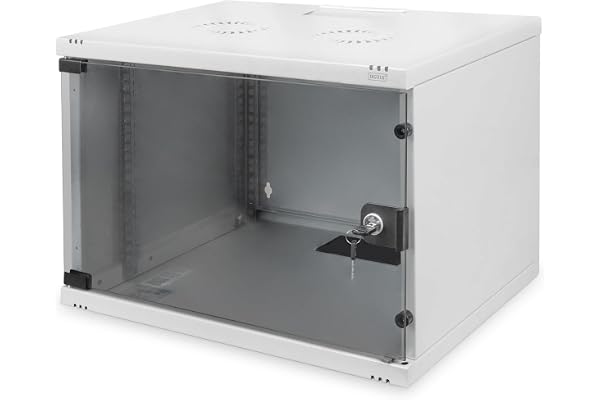 DIGITUS Armoire Murale 7U (HxLxP): 380 540 400 mm Gris lumière (Non montée)