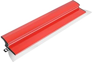 SURBOOTIME Dry Wall Smear,Long 60 cm/24 i Wall Smear, Durable Premium Smear Stainless Steel Coated Scraper Tool with Z-Shaped Handle for Smoothing and Finishing Concrete Wall Panel Wall Smear Skimming Blade