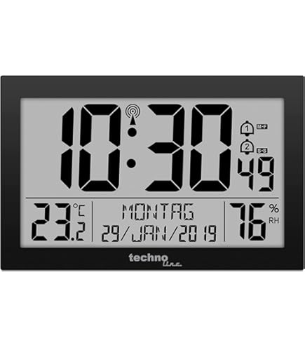 Orologio Da Parete Radiocontrollato Grande Orologio Atomico