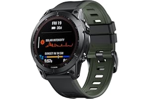 ANBEST Paski kompatybilne z paskiem Garmin Fenix 6X Pro / Fenix 6X / Fenix 5X / Fenix 7X Band 26mm Quick Release z opaską do Enduro/Enduro 2/Descent MK1 / Tactix Delta / Tactix 7 Pro