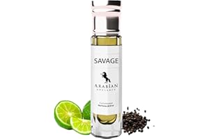 Arabian Opulence FR265 SAVAGE Roll-on Perfume Oil | Concentrated Fragrance Body Oil | Long Lasting Oil Based Perfume for Men | Travel Size Bottle Alcohol-Free (6ml)