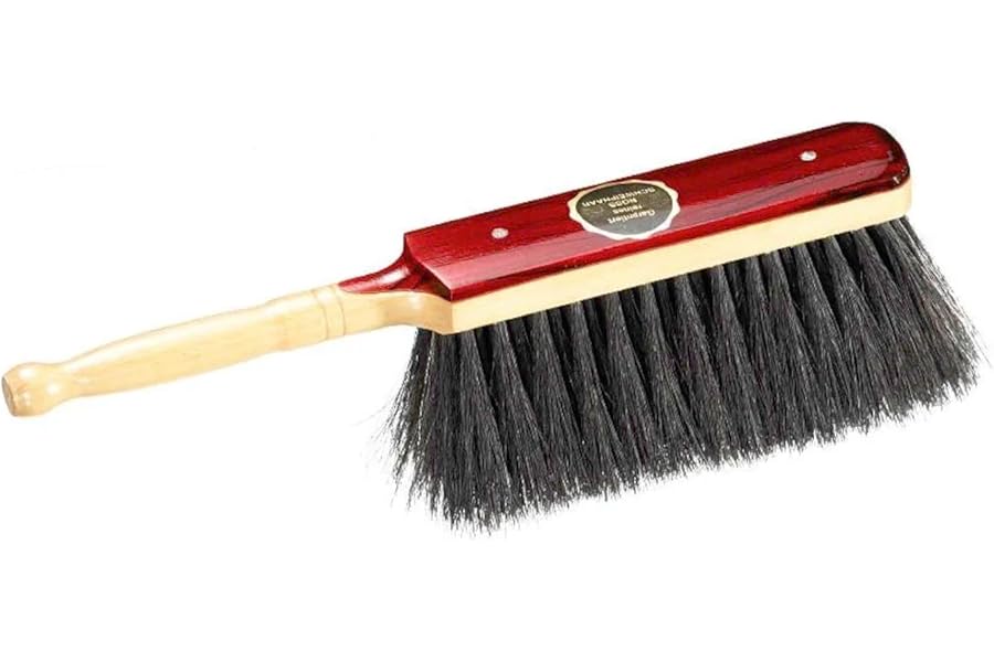 Bricklayer's Premium Horsehair Brush | Durable 7-Row Hand Brush with Sturdy Soft Horsehair Bristles | Perfect for Pointing, Cleaning and Dusting Brickwork or Light, Dry Floor Soiling