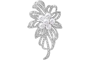 YUTTTPL Brosche für Frauen, Schmetterling Blume Schwan Zirkonia Brosche Pin Kleidung Brosche Freundschaft Schmuck Geschenke für Mutter Mädchen Freunde Ehefrau
