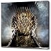 Produktbild Game of Thrones Format: 40x40cm, Leinwandbild auf Holzrahmen gespannt, Leinwandbild, 1A Qualität zu 100% Made in Germany! Kein Poster Kein Plakat! Echtholzrahmen mit beigelieferten Zackenaufhängern. Fertig bespannt, Sofort dekorieren. Drei verschiedene Größen.
