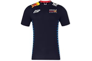 Red Bull Racing Formula One Team – Produit officiel de Formule 1 – Réplique du t-shirt Max Verstappen – Ciel nocturne – Unisexe