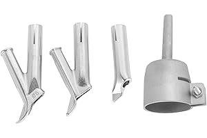 BRUAFSIR 4 Speed Welding Nozzles for Vinyl PVC Plastic Hot Triangle Speed Nozzle 5Mm Round Welding Head Alloy Y Type