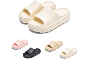 GemChve Claquettes Hommes Chaussons Femme Antidérapant Sandales Pantoufles Confortable Unisex Epaisse Foam Slides pour Maison, Jardin, Salle de Bain, Piscine, Plage