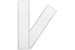 ‎OUBO OUBO [2er Pack zum Sparpreis] LED Panel 120x30cm 48W Deckenleuchte Naturweiß 5500 lumen, 4000K, dünn Ultraslim, Weißes Gehäuse, Wandleuchte für Wohnraum, Bad, Flur, Wand, Decke, Küchen