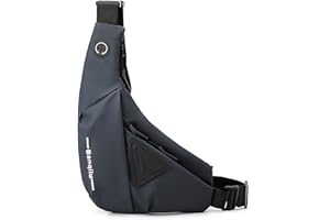 Long Keeper Leichte Brusttasche Damen Herren Groß Sling Bag Schulter Rucksäcke, Dreieck Umhängetasche Crossbody Bag zum Radfahren Reisen Outdoor