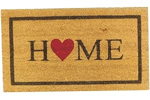 Velcoc ZERBINO IN FIBRA DI COCCO NATURALE AL 100%, CM.70X40X1,5 (Home con cuore)