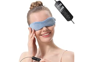 Aroma Season Heated Eye Mask, Great for Blepharitis and Dry Eyes Treatment, Relieve Dry Eye Syndrome, MGD and Styes (Blue)