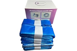 FAMITY LTD 8 Pack Nappy Bin Refills, Nappy Bags, 6.5m long, Nappy Bin Liners, hold upto 320 nappies, Diaper Bin Pail Disposal Bags,Compatible with Angelcare and Spross Diaper, Tommee T and all others