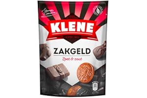 Klene Zakgeld Drop Zoet & Zout/Gemischte Tüte Süß und Salzige Lakritz aus Holland 210g Beutel Dropjes I Typisch Niederländische Lakritze