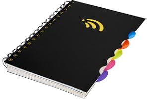 XINCHIUK Notizblock B5 Notizbuch A6 Schreibblock A5 Reisetagebuch Liniert Skizzenbuch 280/290 Seiten Spiralnotizbuch 3/5 Fächer Tagebuch Notizen Ringbuch Spiralbindung Schreibheft Büro Schreibbuch Studenten