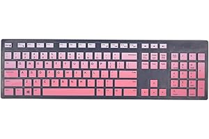 IKAMMO Tastatur-Abdeckung, kompatibel mit Dell KM636 KB216 Tastatur und Dell Optiplex 5250 3050 3240 5460 7450 7050 und Dell Inspiron AIO 3475/3670 / 3477 Ombre Pink