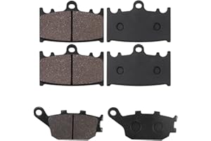 SOLLON Brake Pads Front and Rear for Kawasaki Versys 1000 KLZ1000 ACF/ADF/AEF 2012-2014 / KLZ 1000 BFF/BGF/BHF/BJF/BJFA 2015-2018 / KLX1000 KLX 1000 LT 2018-2020