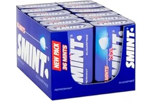 YOGI TRADE Smint Sugarfree XXL Peppermint Tins (Pack of 12)
