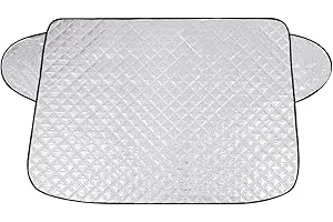 ZEHAN ZITONG Copriparabrezza, per auto, inverno, protezione per parabrezza, sole, polvere, neve, ghiaccio, gelo, disponibile in tutte le stagioni, per auto di diverse dimensioni