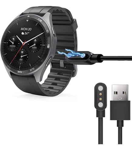 Cavo di ricarica compatibile con Hama Smartwatch 7010 1,43