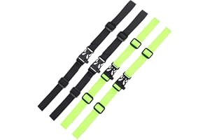 PARFCO 4 Pièces Sangle Sac a Dos, Sangle de Poitrine Réglable, Antidérapant Sangle Poitrine, Peut être Utilisé comme Sac à Dos, Adapté au Jogging et à la Randonnée