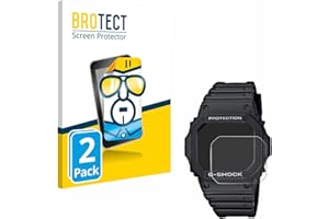 brotect Protection Ecran pour Casio G-Shock GW-M5610-1ER (2 Pièces) - Film Protection Ultra Clair