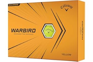 Callaway Palline da golf unisex Warbird, giallo - 1 dozzina, Giallo, Taglia unica