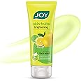 Joy Skin Fruits Lemon Brightening Face Wash 100ml | with Vitamin C for Glowing Skin | Reduces Dark Spots, Removes Excess Oil & Dirt | For Normal to Oily Skin