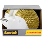 Scotch Marka Kirpi Bant Dispenseri, Hediye Paketleme i&ccedil;in Harika, 3/4" x 350" Bant Rulosu İ&ccedil;erir (C47-HEDGEHOG-G)