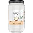 Farm Naturelle -100% Pure Organic Extra-Virgin Cold Pressed Coconut Oil (Glass Bottle - 1000 ml)