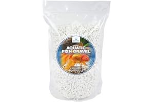 Sakana White Aquatic Fish Gravel - Premium Aquarium Tank Pond Décor Substrate (20kg)