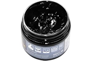 LOVIVER Restaurador de Color de cuero, crema reparadora de cuero, pasta renovadora, bálsamo para recolorear cuero para bolsa, asientos de coche, sofás, negro
