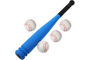 Supvox Baseballschläger- Und Ball-Sets 1 Set Outdoor-Baseball-Set Für Teenager Kunststoff-Baseballschläger Ballspielzeug Für Jugendliche Anfänger Indoor-Outdoor-Baseball-Sportspiel