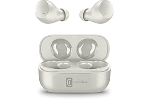 Cellularline - Wink - Universal - Auriculares Estéreo HiFi Bluetooth 5.0 con Estuche de Carga - Autonomía Total de 25 Horas - Carga de 2 Horas - Alcance de 10 Metros - Gris