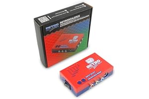 BITFUNX RetroScaler A/V to HDMI Converter for Retro Game Console, Support 2 Mode Line Duplicator & Filter/Pass-through, No Lag Video Game Adapter, for