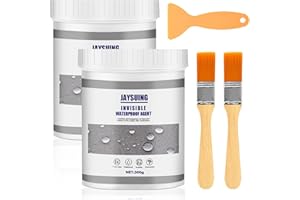 YFCACT 600g Sigillante Isolante Impermeabile Colla Impermeabile Trasparente per Esterni Agente Impermeabilizzante Invisibile Impermeabilizzante Invisibile per Bagni Piastrelle Muri Tetti