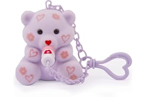 GIOCHI PREZIOSI COCCOLOTTI, Ourson interactif, Qui Te Fait des Bisous, Effets Lumineux, Modèle Violet, pour Les Enfants à partir de 3 Ans, CCL094