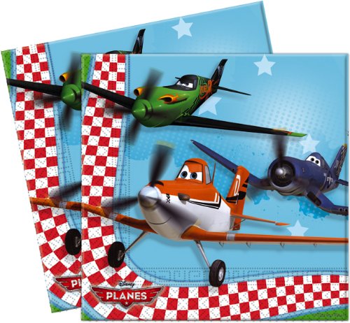 101-teiliges * DISNEY PLANES * PARTY SET für Kindergeburtstag mit 6-8 Kinder: Teller, Becher, Servietten, Einladungen, Partytüten, Tischdecke, Luftballons, Luftschlangen u.v.m. // Geburtstag Party Kinderparty Kinderfest Kinder Fete Monster Disney Pixar - 4