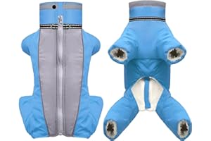 Hundejacke Hundemantel Wasserdicht Fleece gefüttert Warme Winterjacke Hunde Bekleidung für Winter Herbst