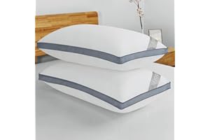 BedStory Bed Pillows 2 Pack, Luxury Pillows for Sleeping Premium Hotel Quality Pillows with Breathable Cover Bounce Back Pillow for Back/Stomach/Side Sleepers Washable, Dark Gray