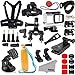 Produktbild Kupton Zubehör für GoPro Hero7/(2018) 6/5 Action Camcorder Kamera Zubehör Kit Halterung Wasserdichte Gehäuse Brust Kopf Strap Bike Car Rucksack Clip Mount für Go Pro Hero7/(2018)6/5