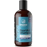 Sphagnum Botanicals Shampoo Psoriasis Salicylic Acid 3% and Peat | Refreshing Menthol soothes dry and irritated scalp, elimin
