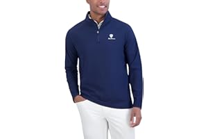 Ben Sherman Men's Quarter Zip Lightweight, Casual, Work, Golf & Everyday Wear Pullover Sweater