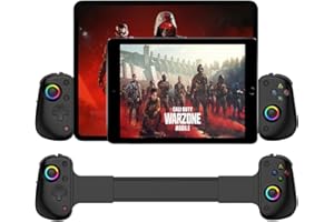 Megadream Game Controller für iOS/Android, Unterstützung iPad Pro 13inch, Telefon Tablet Wireless Gaming Controller Bluetooth Gamepad für PC Switch Xbox PS4 für COD,Cloud Gaming/Direct Play(schwarz)