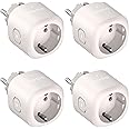 Nooie Presa Intelligente Wifi Compatibile con Alexa/Google Home, Mini Smart Plug con App Controllo Remoto, Temporizzazione,Co